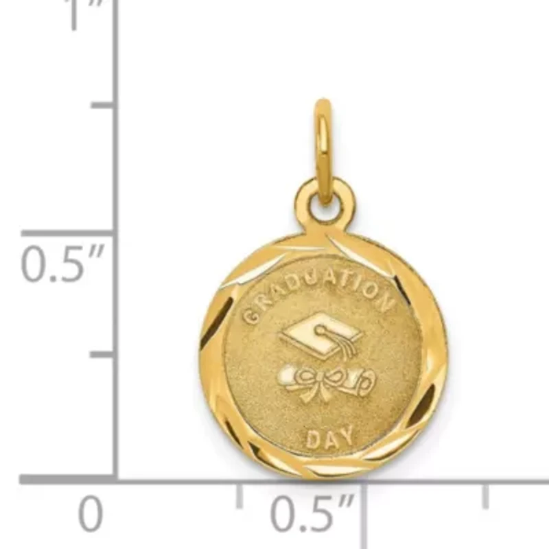 14K Yellow Gold GRADUATION DAY Charm