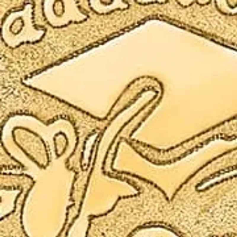 14K Yellow Gold GRADUATION DAY Charm