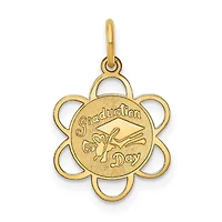 14K Yellow Gold GRADUATION DAY Charm