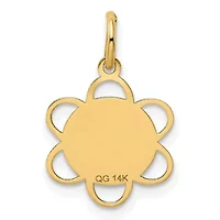 14K Yellow Gold GRADUATION DAY Charm