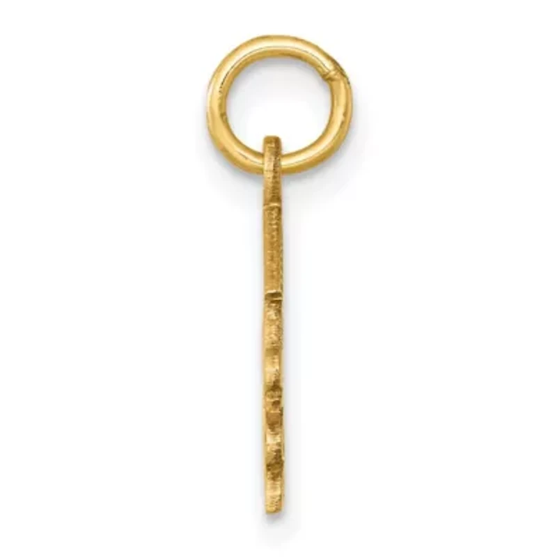 14K Yellow Gold Graduation Cap and Diploma 2025 Charm