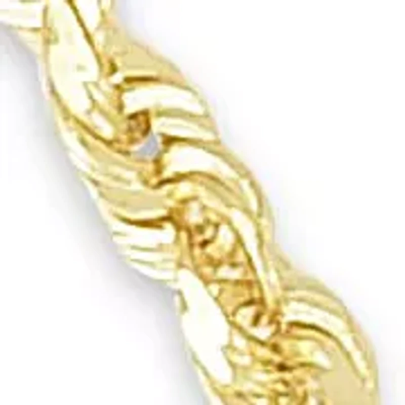 10KT DC Rople Anklet Lobster Clasp