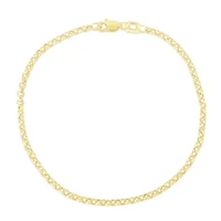 10K Yellow Gold Rolo Anklet