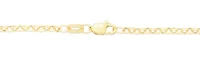 10K Yellow Gold Rolo Anklet