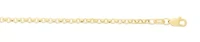 10K Yellow Gold Rolo Anklet