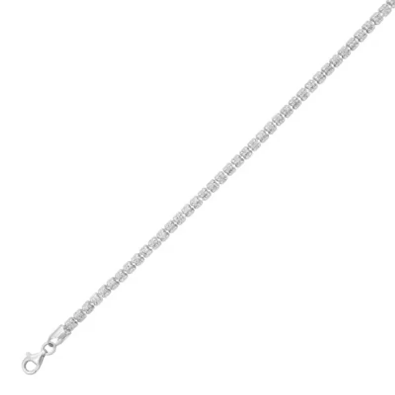 SS 18' Fancy Ice Chain With Lobster Clasp