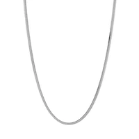 SS 18' Oval Snake Chain With Lobster Clasp