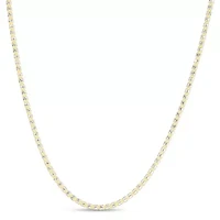10Ky Two Tone Ice Chain Lobster Clasp