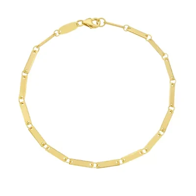 14KT Pear Shaped Necklace Lobster Clasp