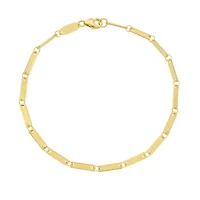 14KT Pear Shaped Necklace Lobster Clasp