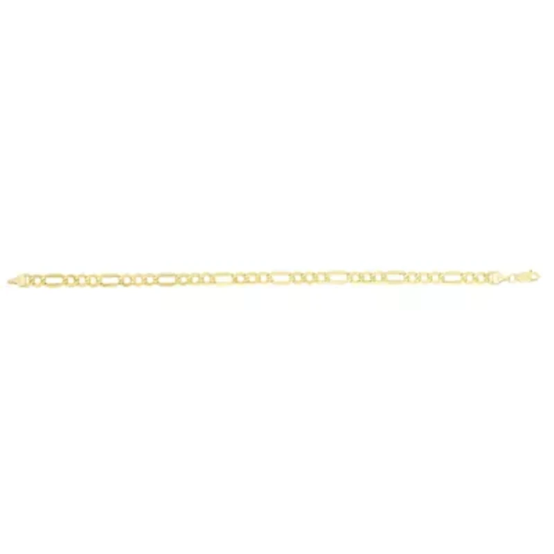 10K Yellow Gold Figaro Bracelet