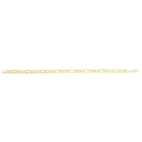 10K Yellow Gold Figaro Bracelet