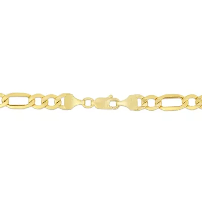 10K Yellow Gold Figaro Bracelet