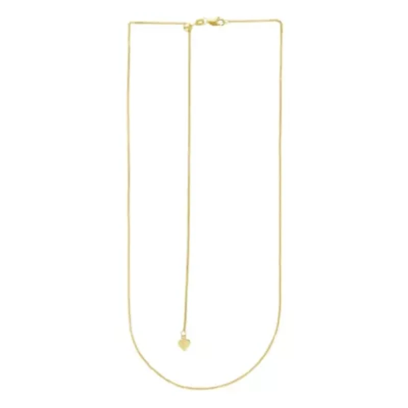 10Ky Dc Adj Wheat Chain  Lobster Clasp