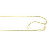 10Ky Dc Adj Wheat Chain  Lobster Clasp