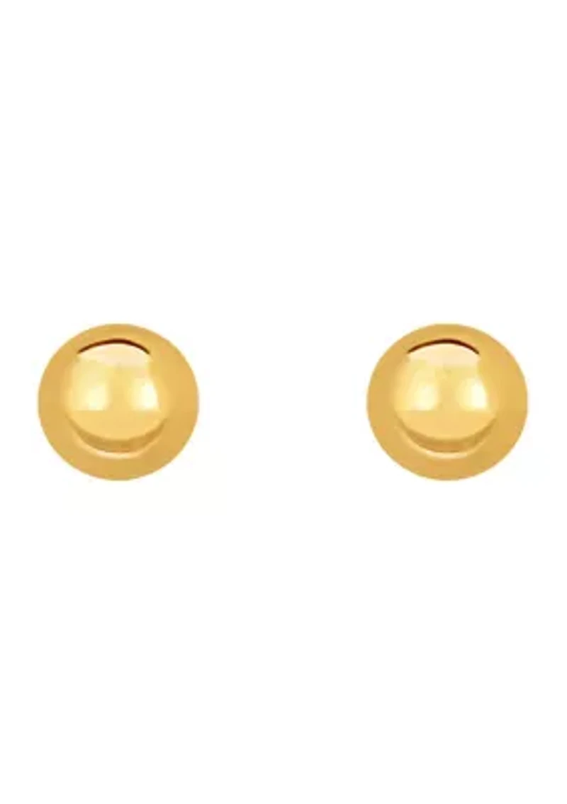 14K Ball Post Earring