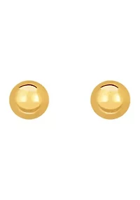 14K Ball Post Earring