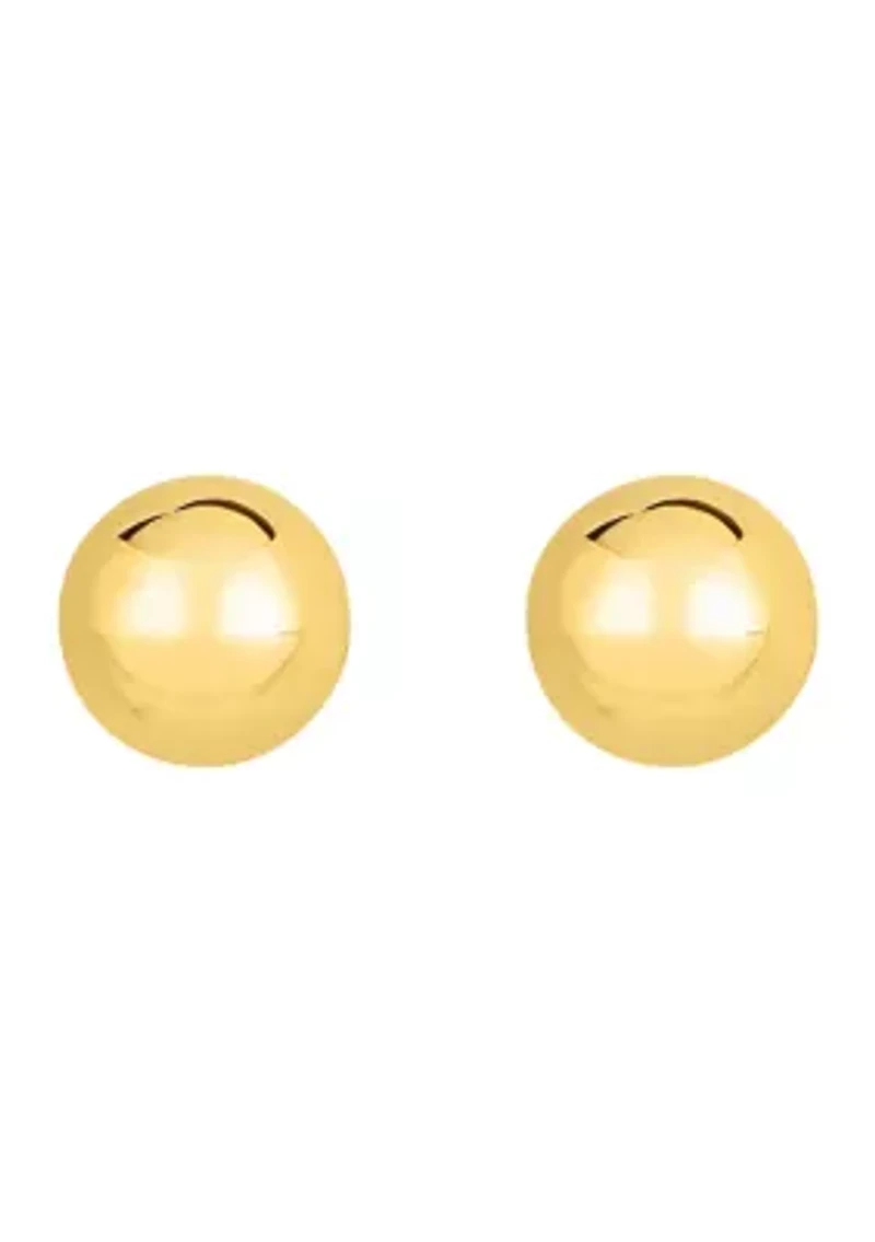 14Ky Ball Post Earring