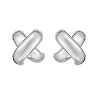 SS X Shaped Post Earring Back Clasp