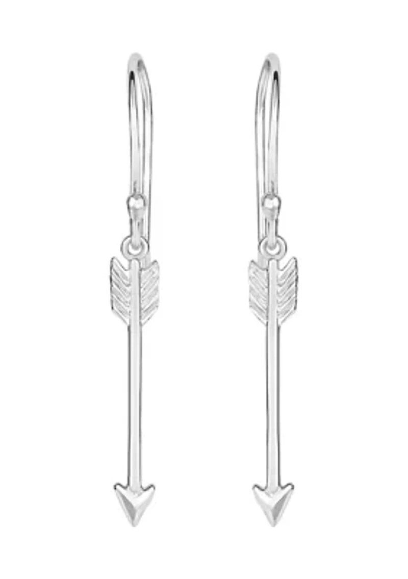 Sterling Silver Arrow Drop Earring