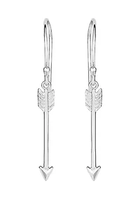 Sterling Silver Arrow Drop Earring