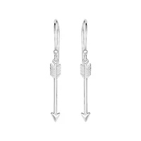 Sterling Silver Arrow Drop Earring