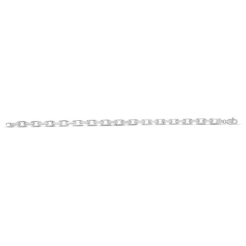 SS 8.25' French Cable Bracelet Chain With Lobster Clasp