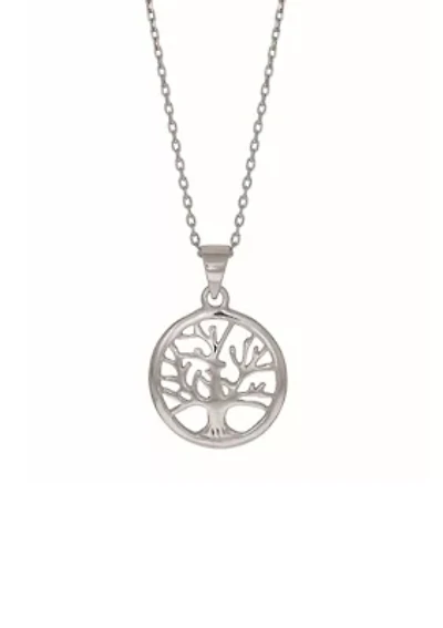 Sterling Silver Tree Of Life Necklace