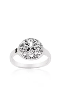 Sterling Silver Sand Dollar Ring
