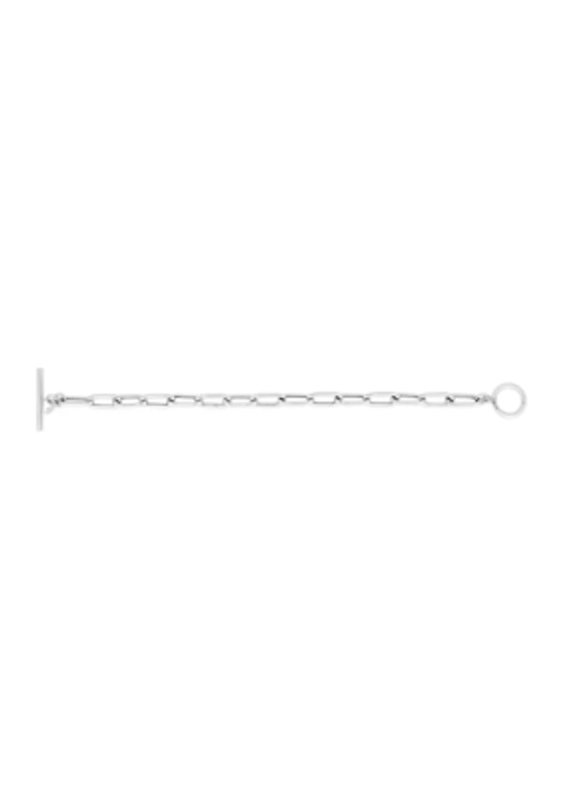 Sterling Silver Toggle Bracelet