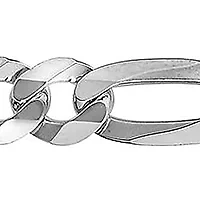 Sterling Silver Figaro Necklace