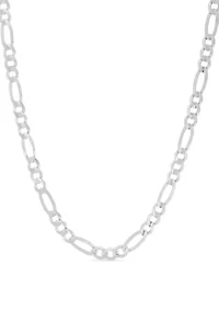Sterling Silver Figaro Necklace