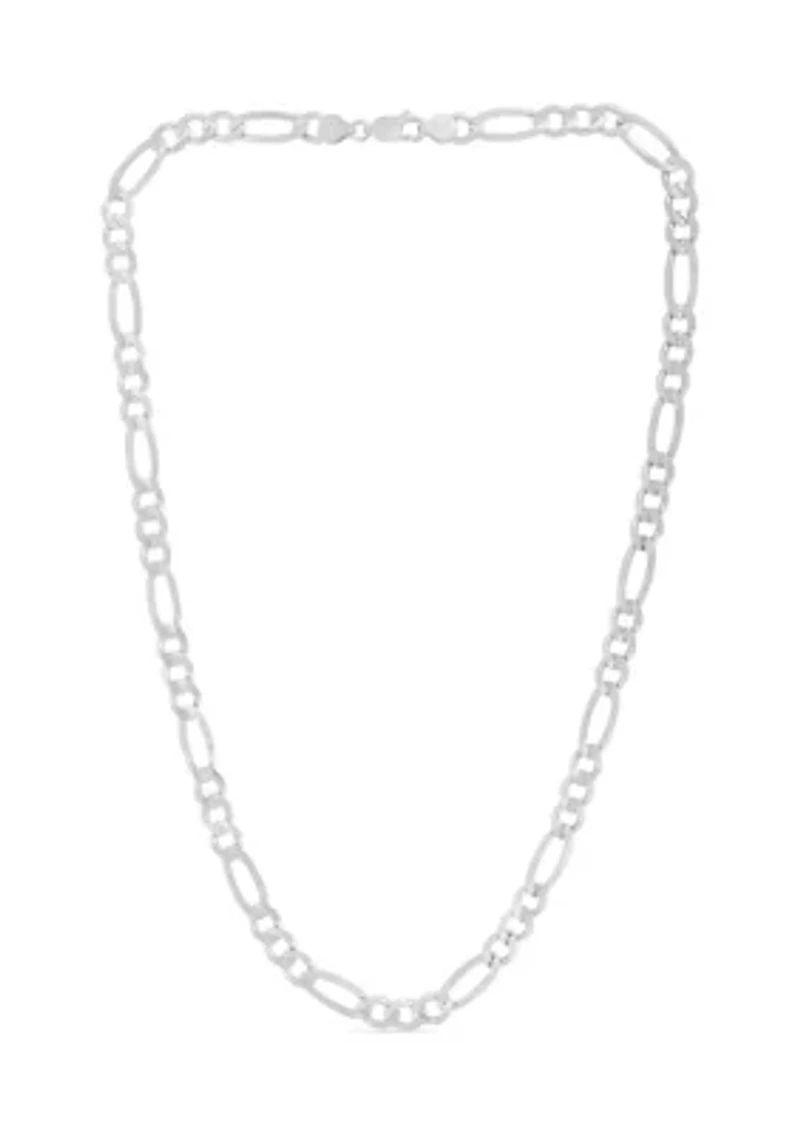 Sterling Silver Figaro Necklace