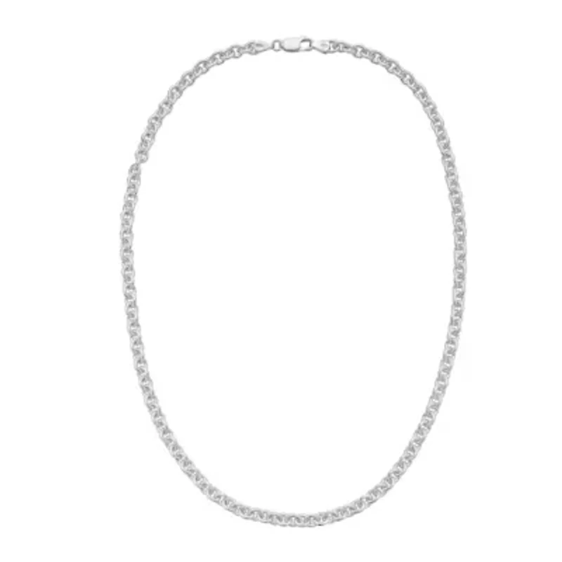 SS 7.25' Rolo Chain Bracelet With Lobster Clasp