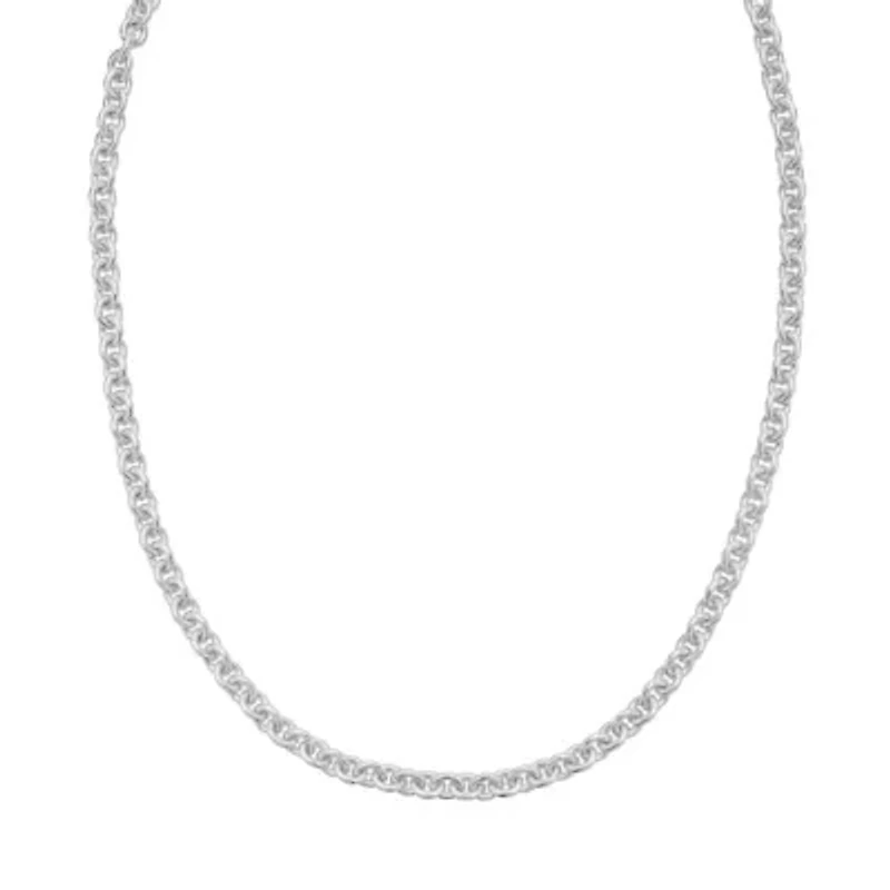 SS 7.25' Rolo Chain Bracelet With Lobster Clasp