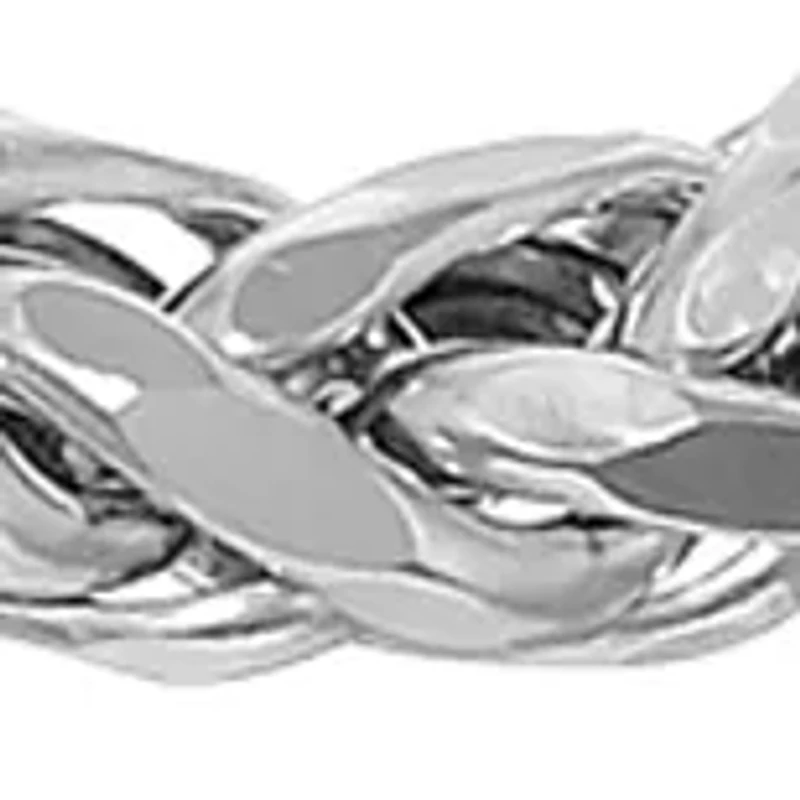 Sterling Silver Square Chain Necklace