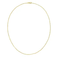 14KT Heart Link Necklace Lobster Clasp