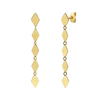 14KT Single Stand Dia Earring Back Clasp