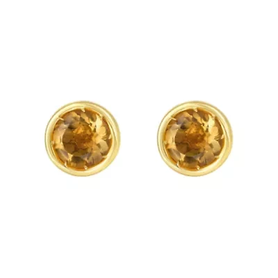 14KT Citrine Post Earring Back Clasp