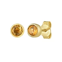 14KT Citrine Post Earring Back Clasp
