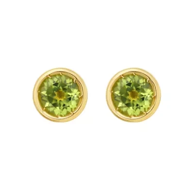 14KT Peridot Post Earring Back Clasp