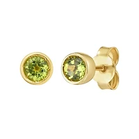 14KT Peridot Post Earring Back Clasp