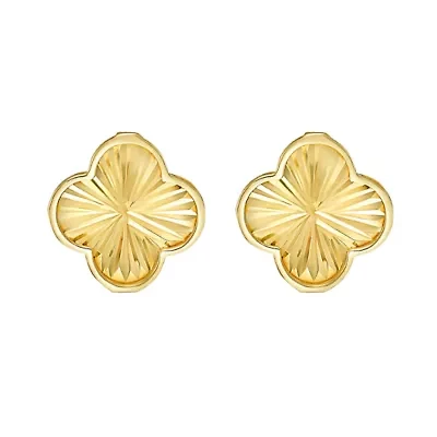 14KT Clover Earring Back Clasp