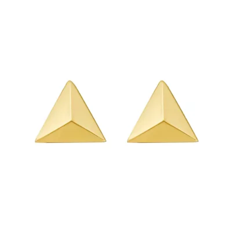 14KT Triangular Flat Post Earring Back Clasp