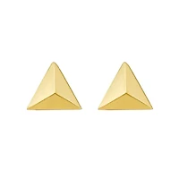 14KT Triangular Flat Post Earring Back Clasp