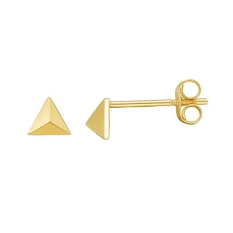 14KT Triangular Flat Post Earring Back Clasp
