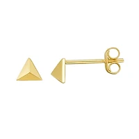 14KT Triangular Flat Post Earring Back Clasp