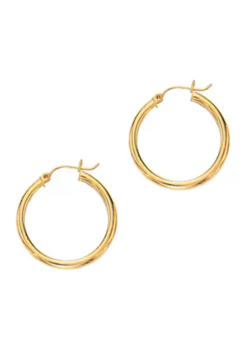 14Ky Hoop Earring