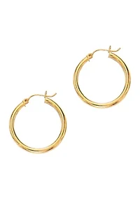 14Ky Hoop Earring