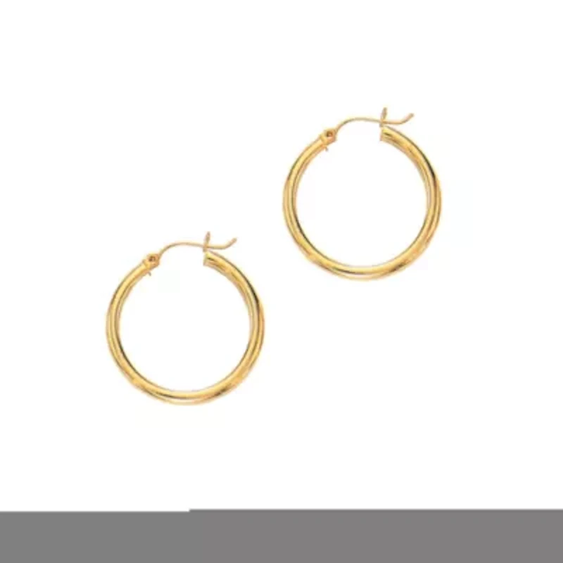 14Ky Hoop Earring